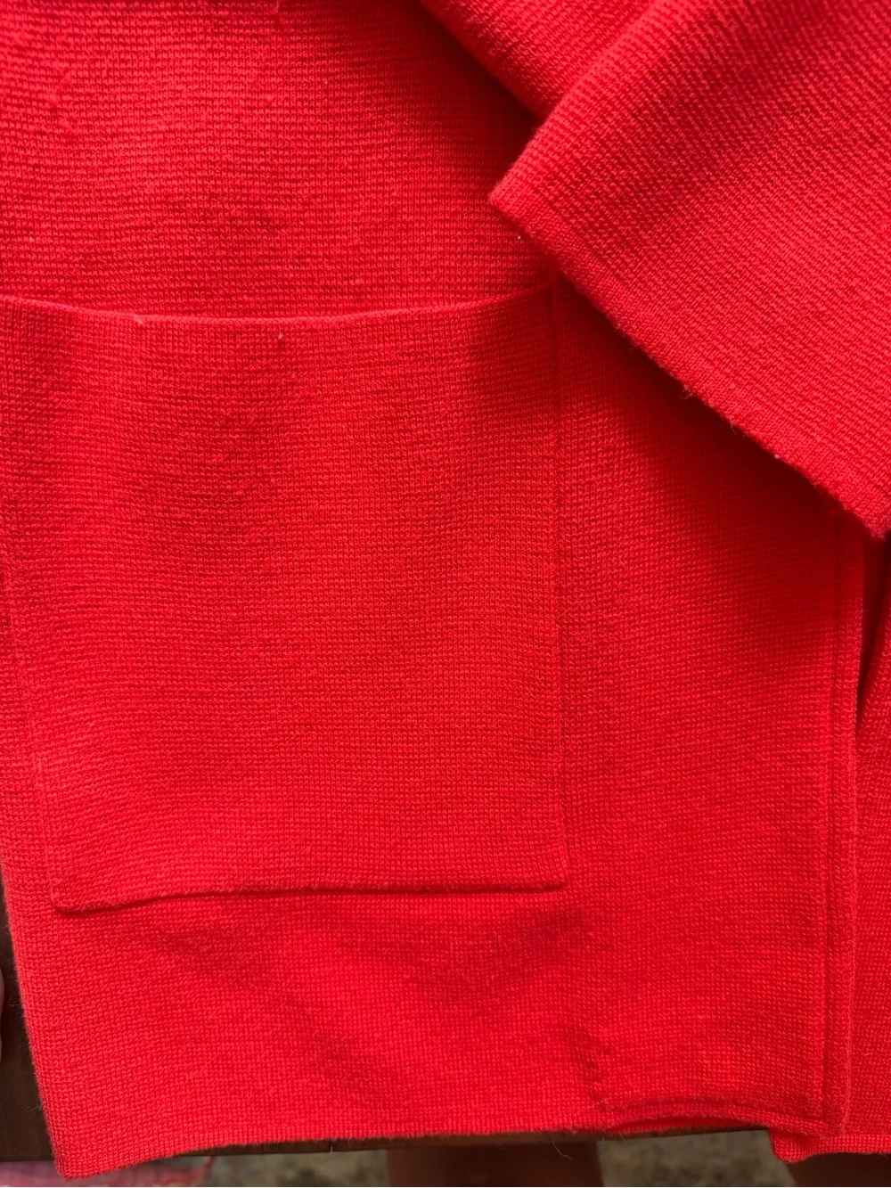 Women's Sophia Red Open-Front Coatigan - Casual Blazer Style